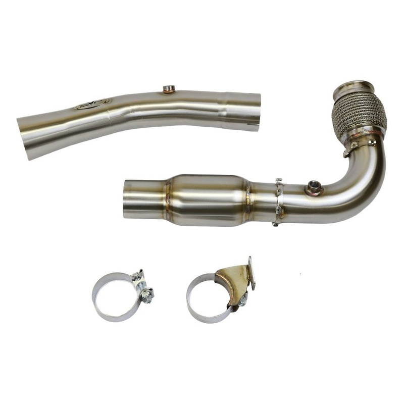 Can Am X3 3″ Bazooka Race Pipe with Bullet Muffler Exhaust Stainless
