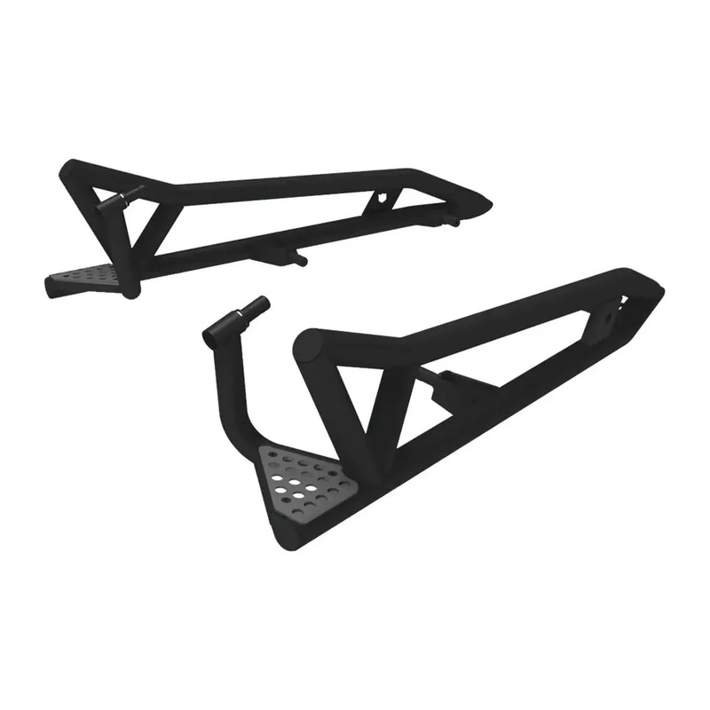Polaris RZR XP Tube Rock Sliders Black