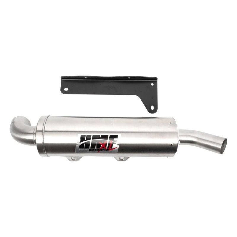 Can Am Maverick Sport 1000R Titan Slip-On Exhaust Quiet Stainless Steel Billet / Recessed