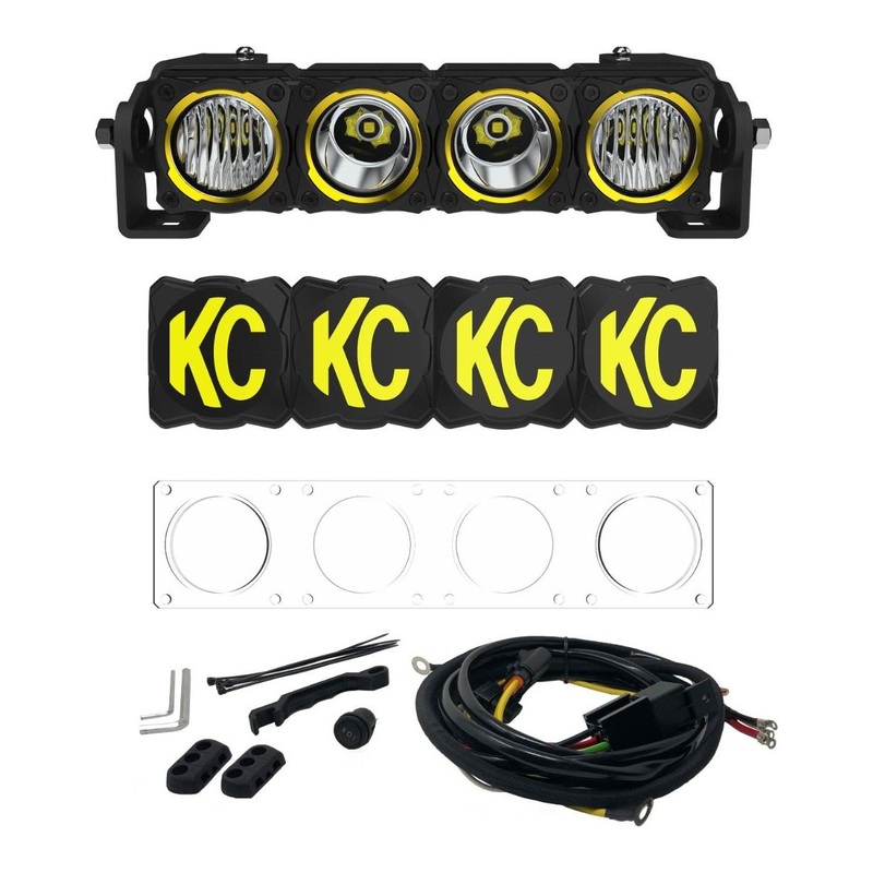 Can Am X3 Shock Tower Mount Flex Era LED Light Bar Bundle