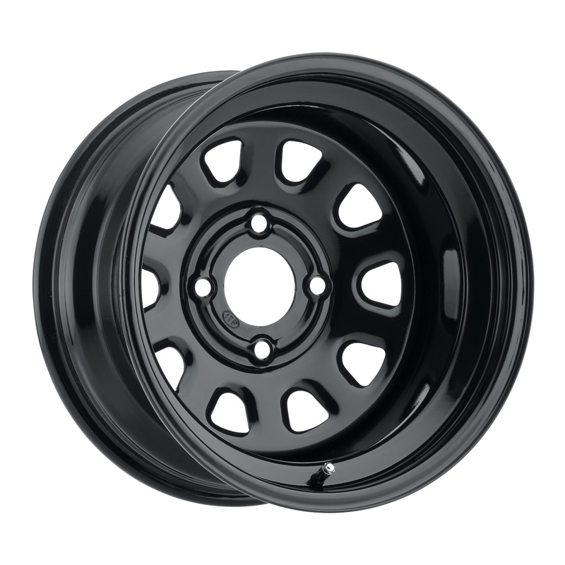 Delta Steel Wheel (Black) 4×110 12×7 (2+5)