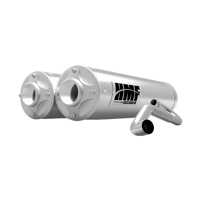 Honda Talon Titan Dual Full Exhaust System Quiet Stainless Steel Billet
