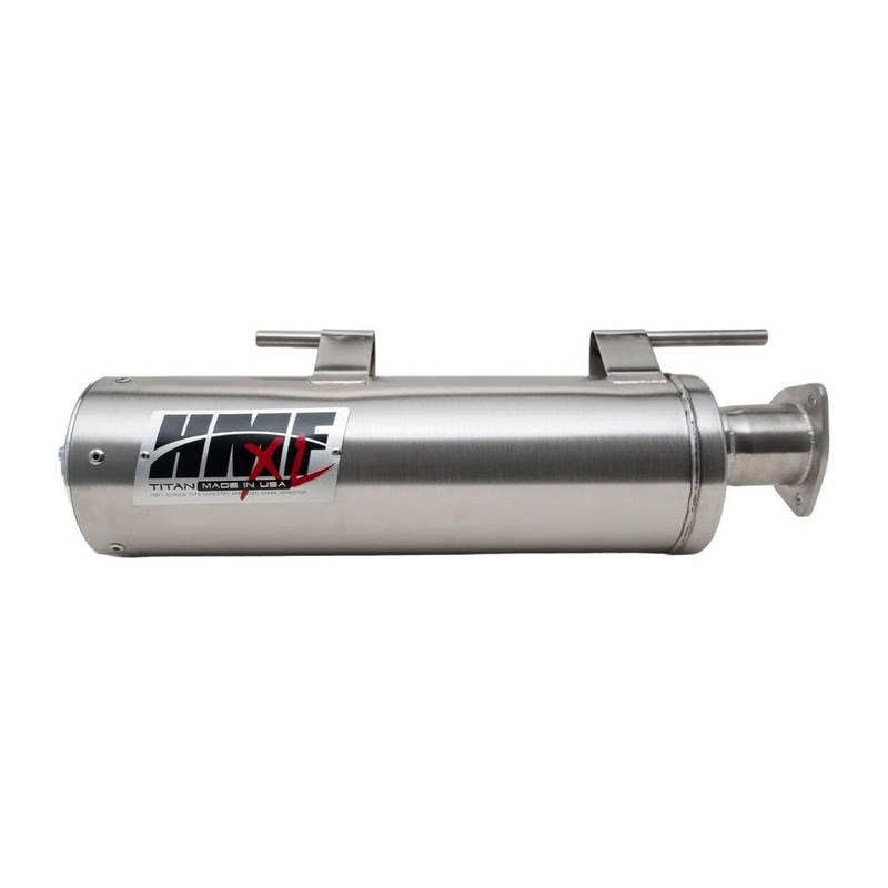 Kawasaki Teryx Titan Slip-On Exhaust Quiet Stainless Steel Billet
