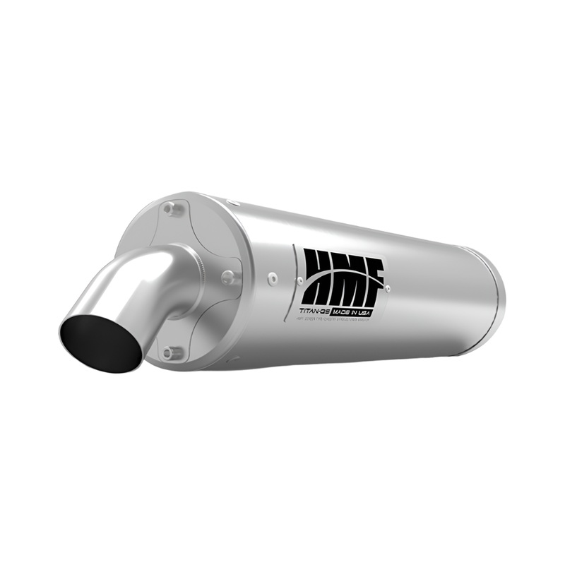 Polaris General / RZR Titan Slip-On Exhaust Quiet Stainless Steel Billet / Recessed