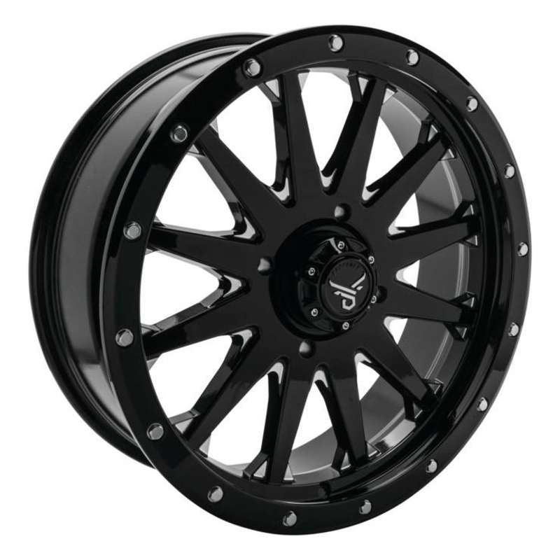 Wagon Wheel (Black/Machined) 4×137 14×7
