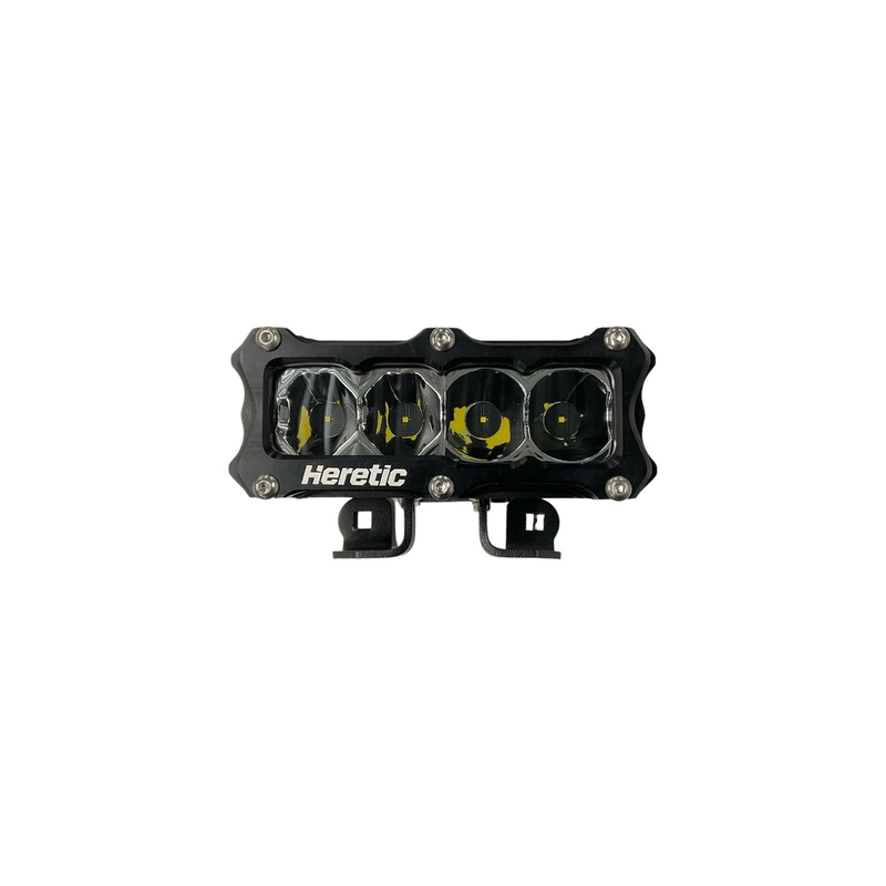 Can Am Maverick R BA-4 Hood Scoop LED Light Bar Clear Spot No Wiring Harness