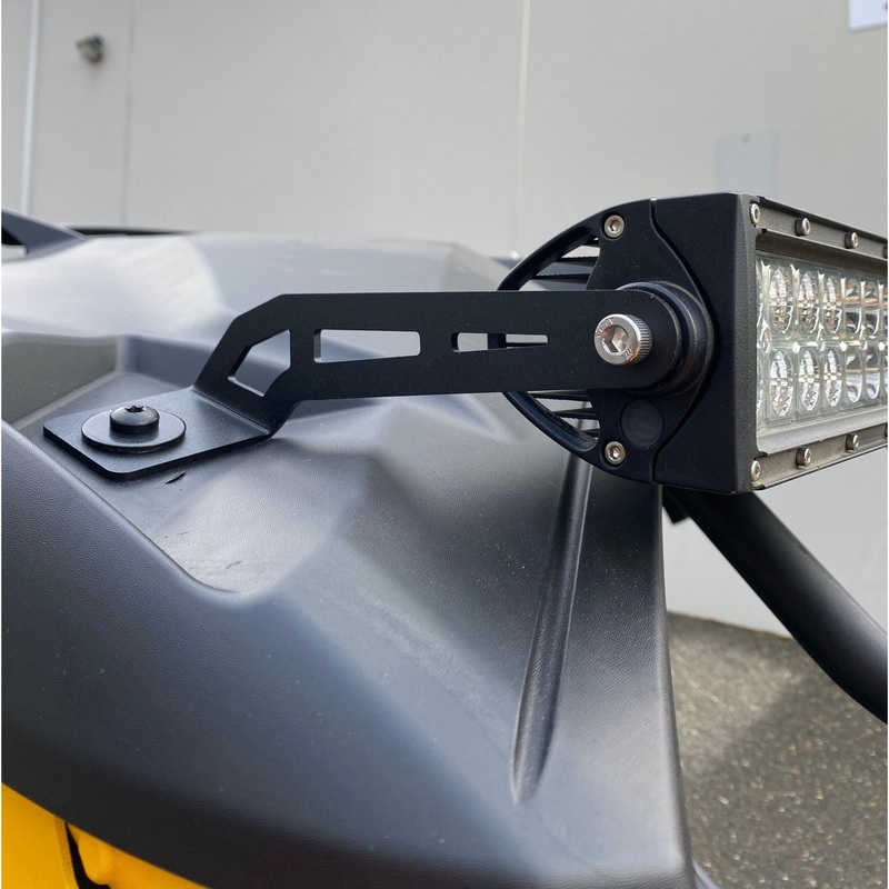 Can Am Maverick R Light Bar Brackets Straight Light Bar