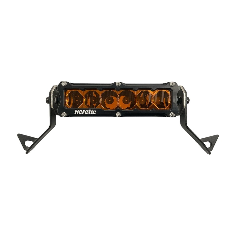 Can Am Maverick R Lower Grill 6″ Light Bar Kit Clear Spot No Wiring Harness