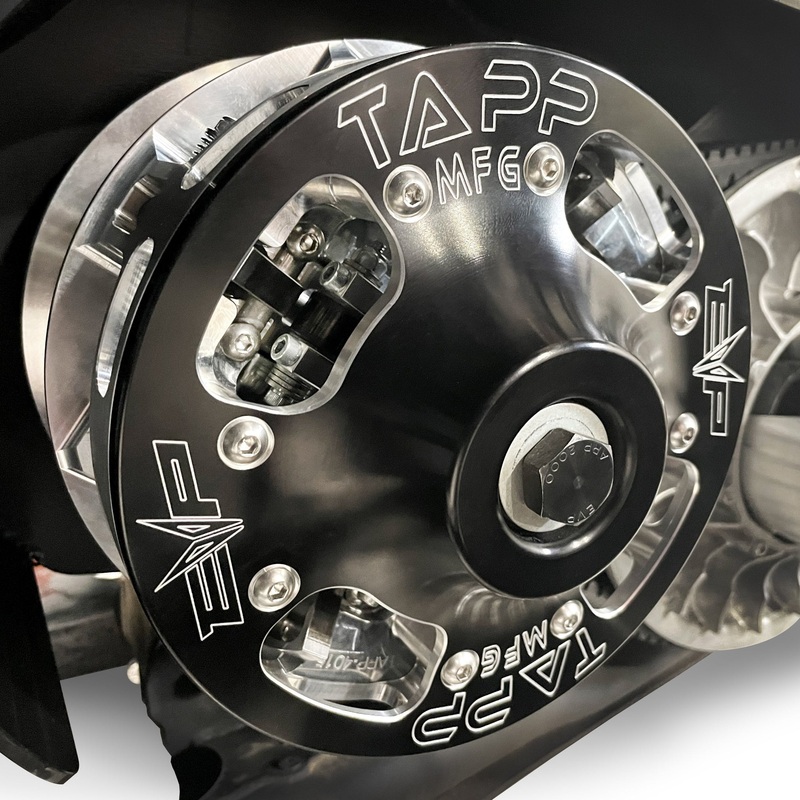 EVP TAPP Roller Primary Clutch for 2023+ Can-Am Maverick X3 Turbo with EVP ECU Power Flash Stock Injector Stage 3R-91 – 3R-93 (2200 RPM)