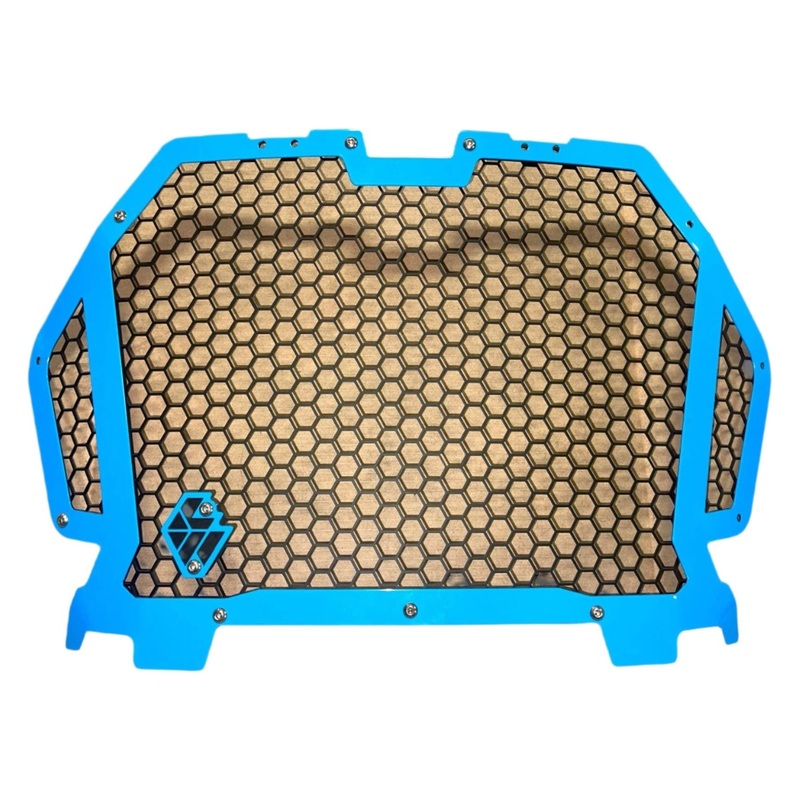 Polaris RZR XP 1000 / Turbo (2019-2023) Snap-In Front Grille Raw Outline Raw Logo
