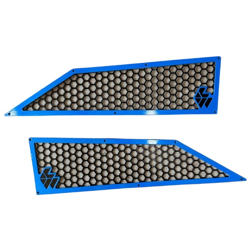 Polaris RZR XP Turbo / Turbo S Side Vent Covers Raw