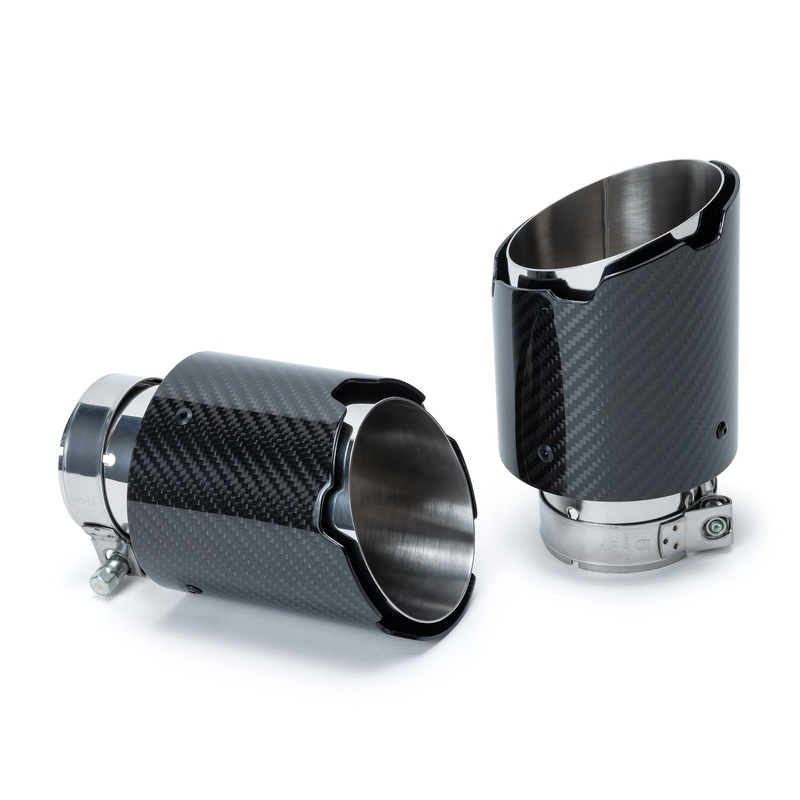 Replacement Tips for EVP Racing Can-Am Maverick R Dynamic Twin Exit & Captain’s Choice Mufflers Carbon Fiber & Stainless