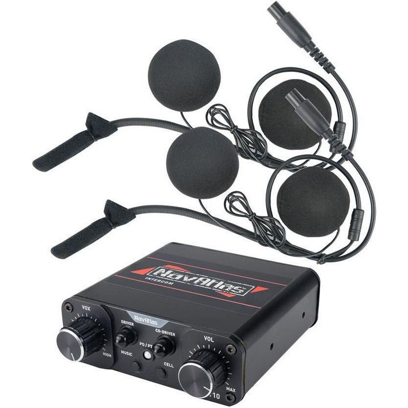 NNT10 Intercom 2 Person Headset Bundle In-Helmet Headsets