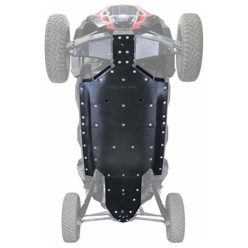 Polaris RZR 4 Turbo S UHMW Skid Plate 3/8″ UHMW Without X-Brace