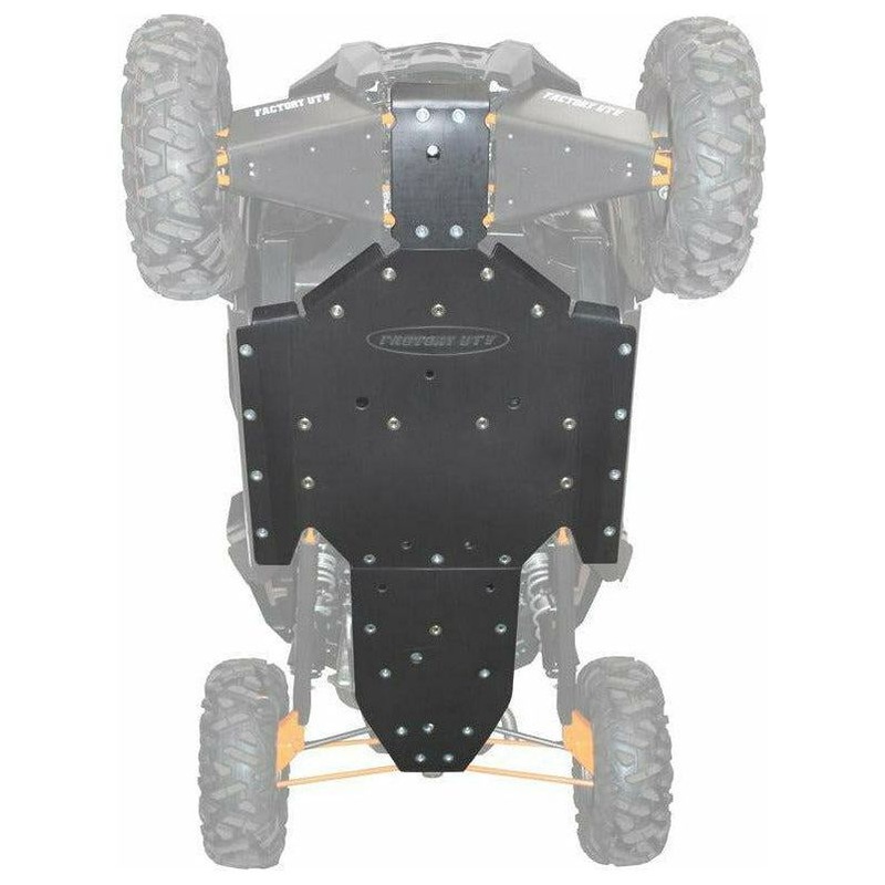 Polaris RZR XP 1000 / Turbo UHMW Skid Plate 2014-2023 3/8″ UHMW Without X-Brace