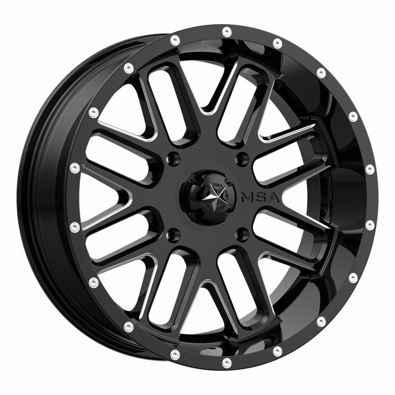 M35 Bandit Wheel (Gloss Black Milled) 4×137 18×7 (0mm)