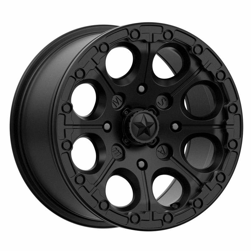 M44 Cannon Beadlock Wheel (Satin Black) 4×110 15×7 (25mm)