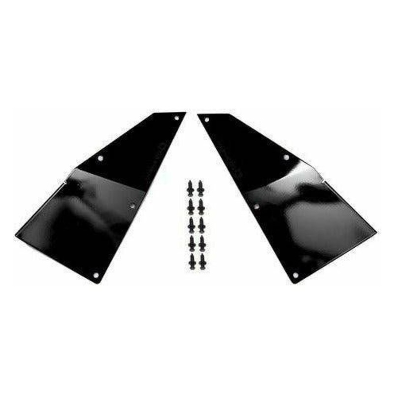 Polaris RZR RS1 Radiator Scoops Raw