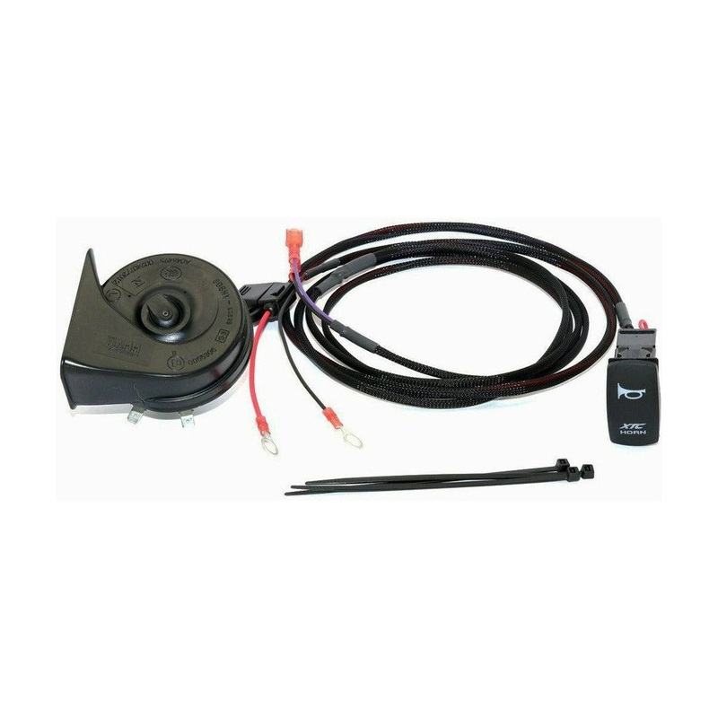 Polaris RZR Plug & Play Horn Kit with Laser Engraved Rocker Switch