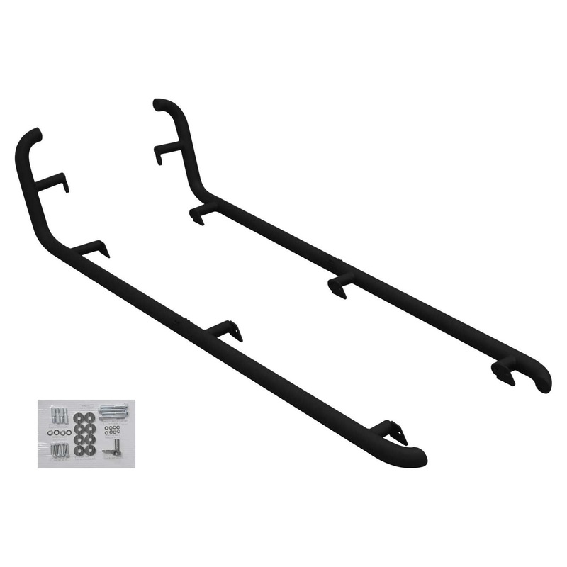 Polaris RZR XP 4 1000 Rock Sliding Nerf Bars Black
