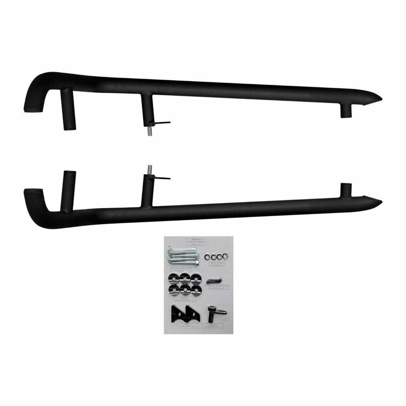 Polaris RZR XP Turbo Heavy Duty Nerf Bars Black