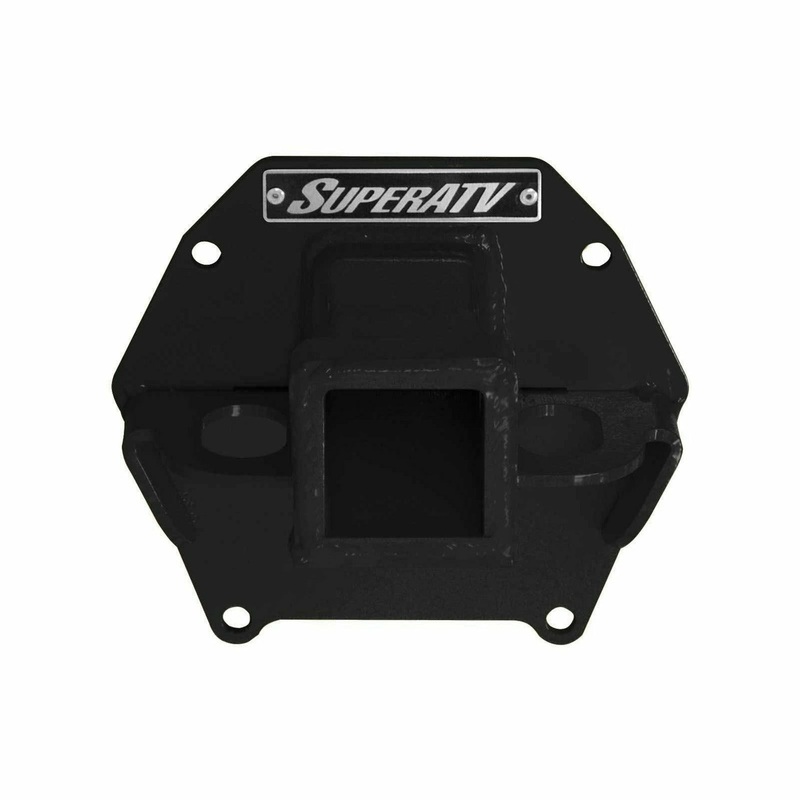Polaris RZR XP Turbo Rear Receiver Hitch Black