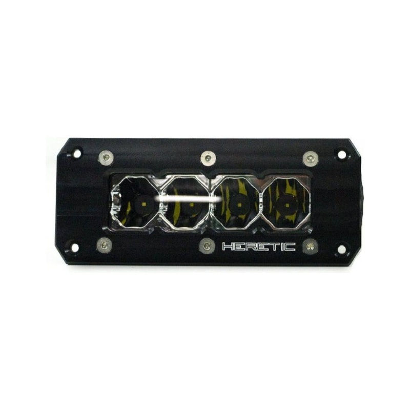 BA-4 Flush Mount LED Light Pod Clear Lens Combo Beam Pattern No Wiring Harness