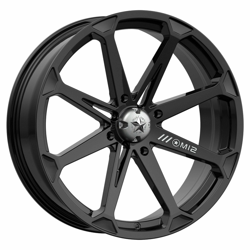 M12 Diesel Wheel (Gloss Black) 4×110 14×7 (10mm)
