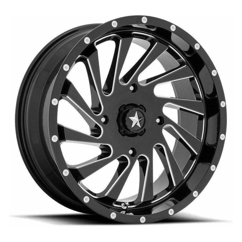 M46 Blade Wheel (Gloss Black Milled) 4×110 20×7 (0mm)