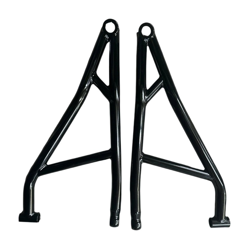 Polaris RZR Turbo S 1.75″ Forward Offset A-Arms with Adjustable Uppers Raw