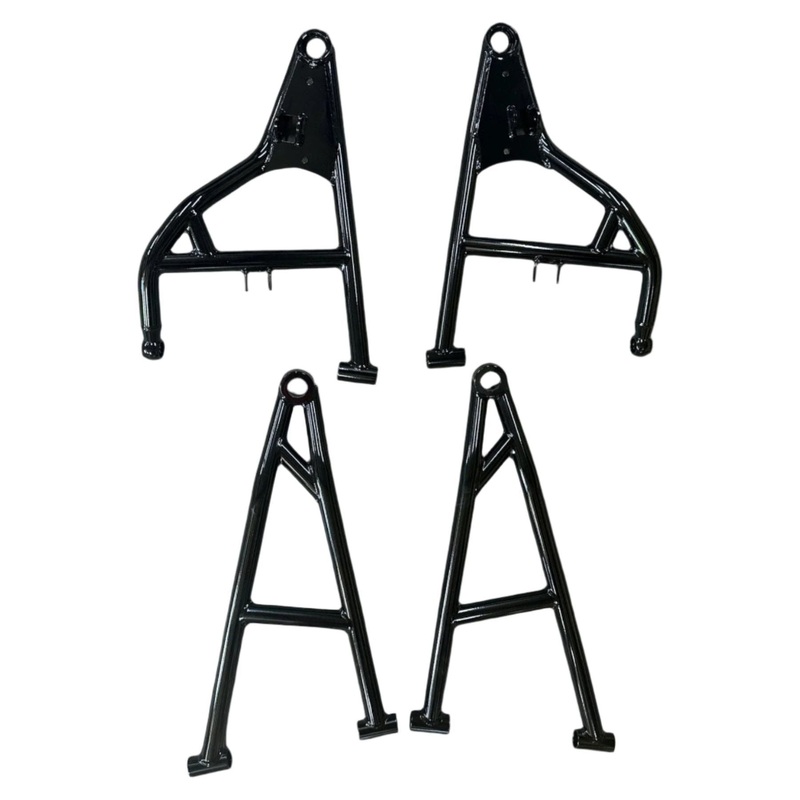 Polaris RZR XP 1000 / Turbo 1.75″ Forward Offset High Clearance A-Arms Raw
