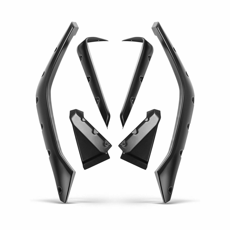 Yamaha YXZ 1000R Front & Rear Fender Flares Black
