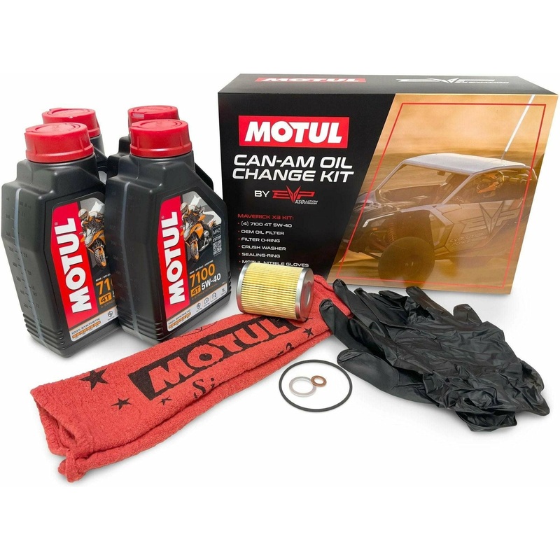 Can Am X3 Oil Change Kit 5W-40 7100 4T (Dune/Trail)
