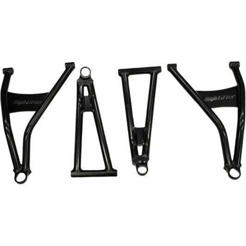 Honda Pioneer 1000 Front Forward Offset Control Arms Black No Ball Joints