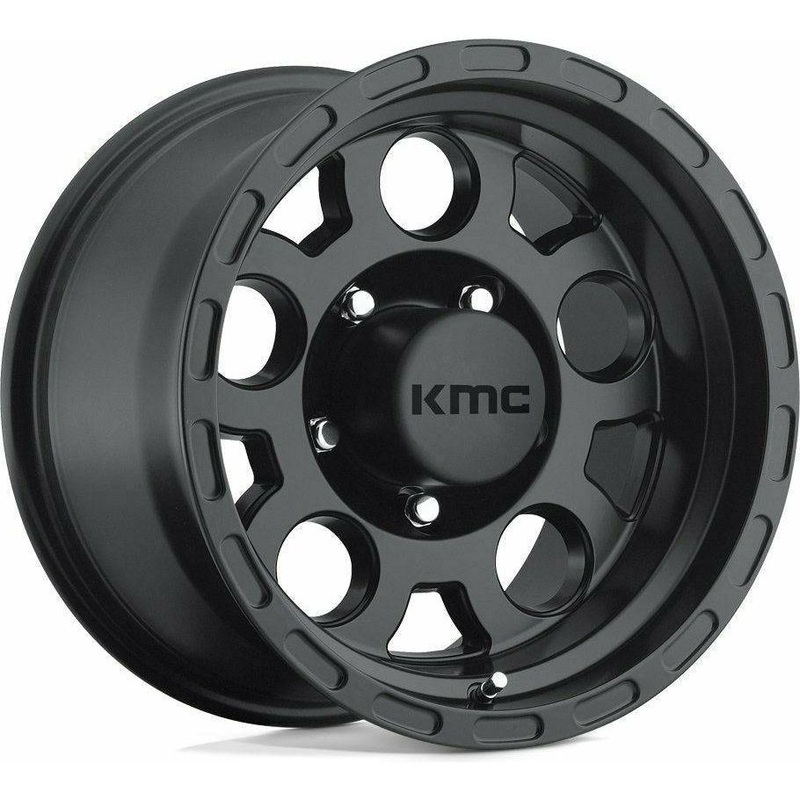 KM522 Enduro Wheel (Matte Black) 5×114.3 15×7 (-6mm)