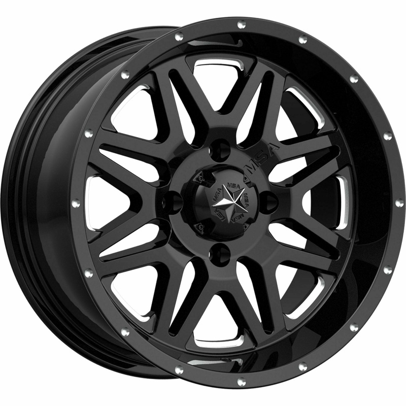 M26 Vibe Wheel (Gloss Black Milled) 4×110 14×7 (0mm)