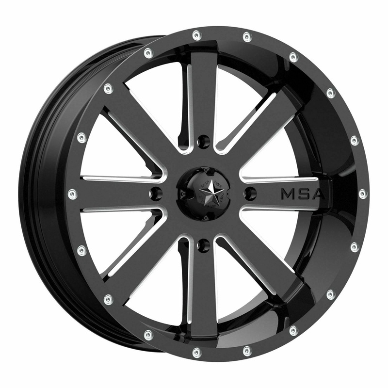 M34 Flash Wheel (Gloss Black Milled) 4×137 18×7 (0mm)