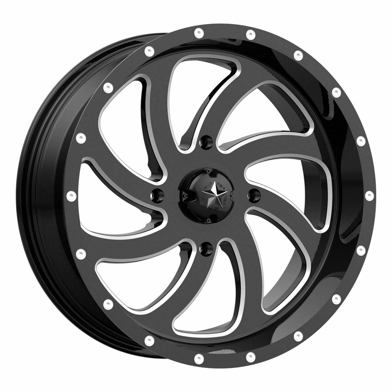 M36 Switch Wheel (Gloss Black Milled) 4×137 18×7 (0mm)