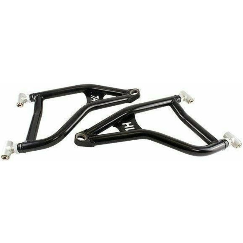 Polaris General / RZR APEXX Front Forward Offset Control Arms Black No Ball Joints