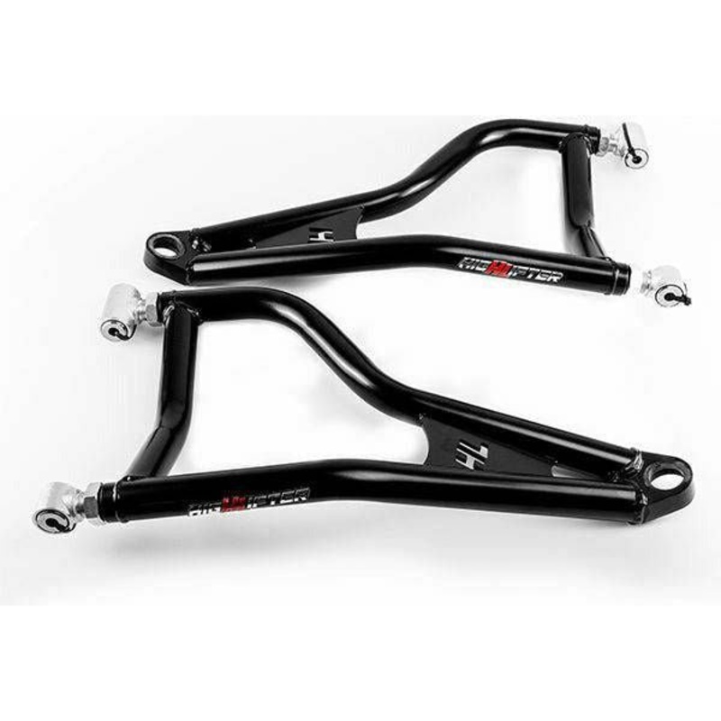 Polaris General XP 1000 APEXX Front Forward Offset Control Arms Black No Ball Joints
