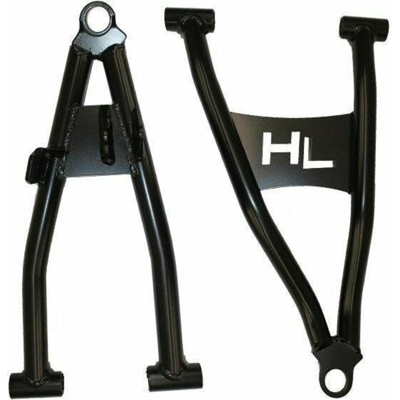 Polaris Ranger XP 1000 (2021+) Front Forward Offset Control Arms Black No Ball Joints