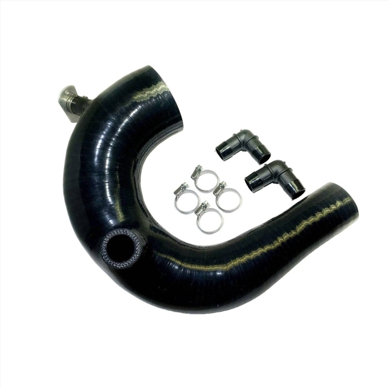 Polaris RZR Pro XP / Turbo R V-Flow Silicone Intake Tube (Airbox to Turbo) Black