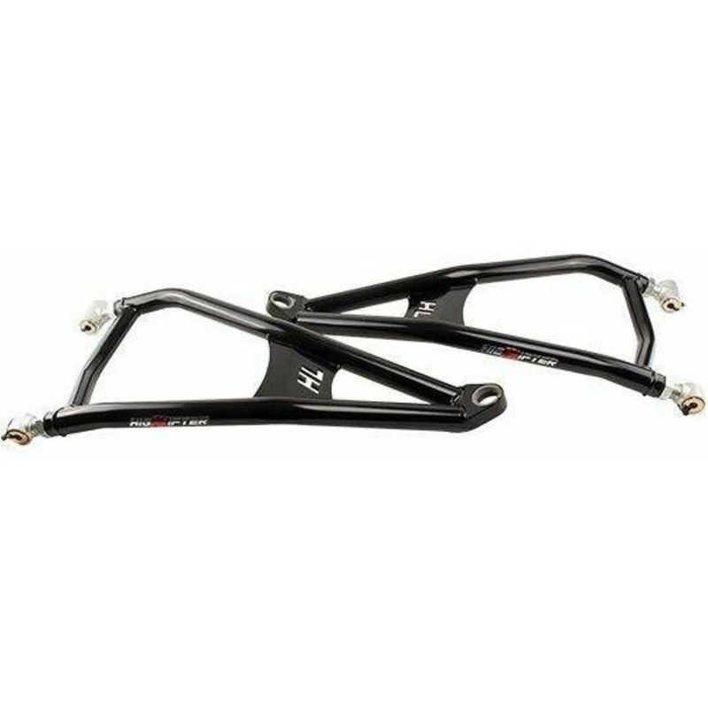 Polaris RZR Turbo S APEXX Front Forward Offset Control Arms Black Add Ball Joints