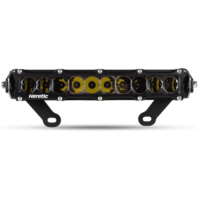 Can Am X3 Shock Tower 10″ LED Light Bar Clear Spot No Wiring Harness