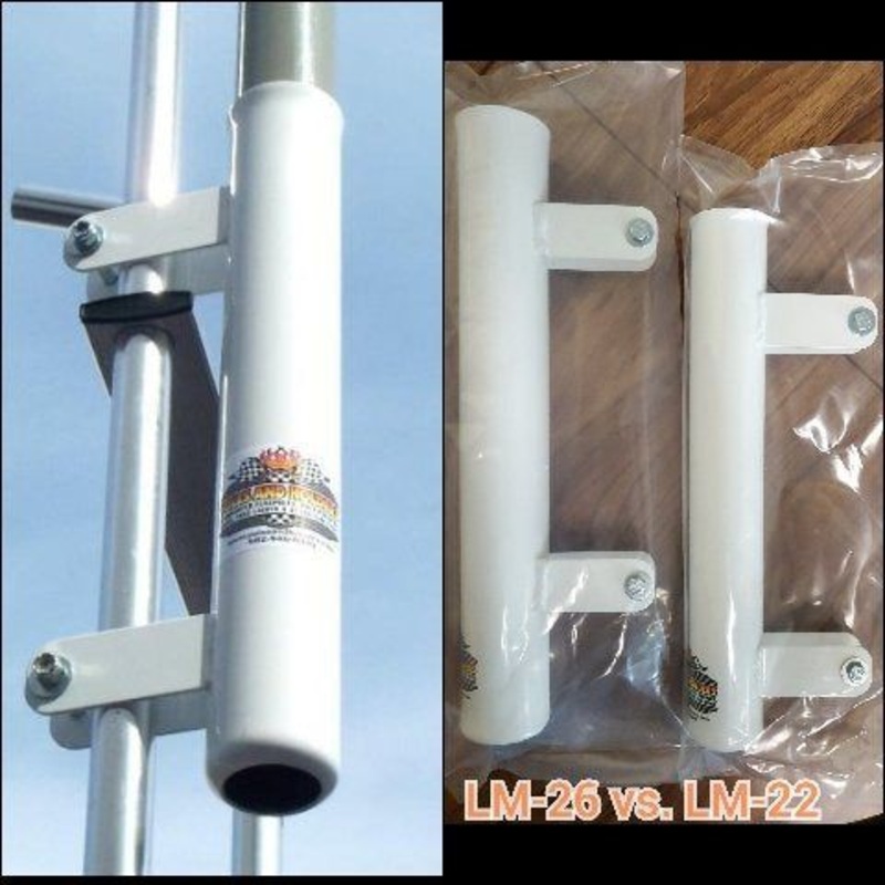 Flagpole Ladder Mount 16 FT Black