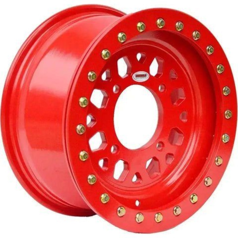 Gunner Beadlock Wheel (Red) 4×137 15×7 (38mm)