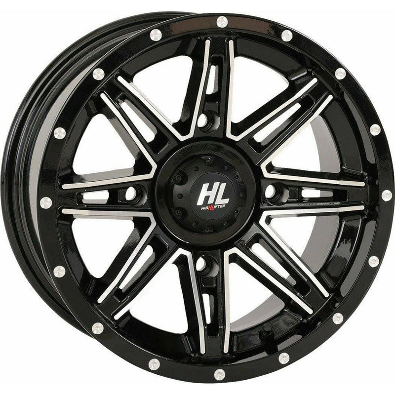 HL22 Wheel (Gloss Black/Machined) 4×137 14×7 (4+3)