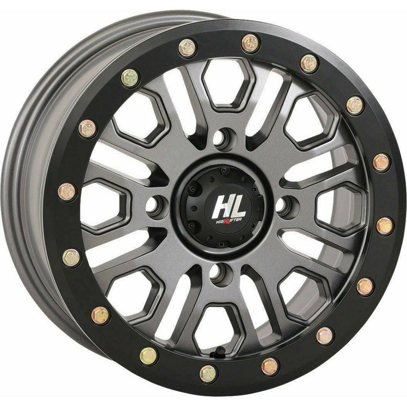 HL23 Beadlock Wheel (Gun Metal Gray) 4×137 14×7 (4+3)