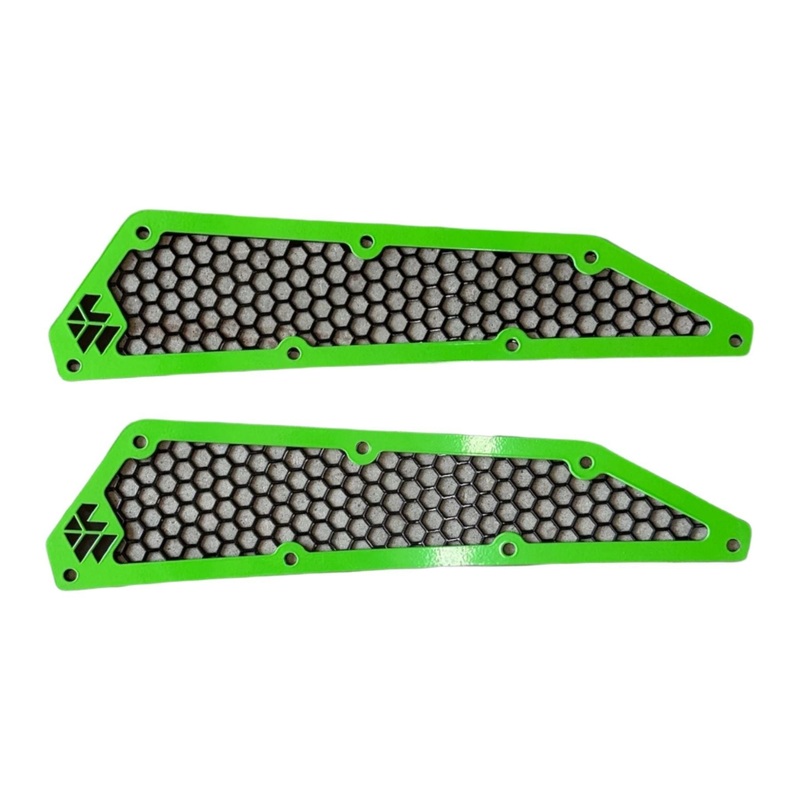 Kawasaki KRX Side Vent Covers Raw