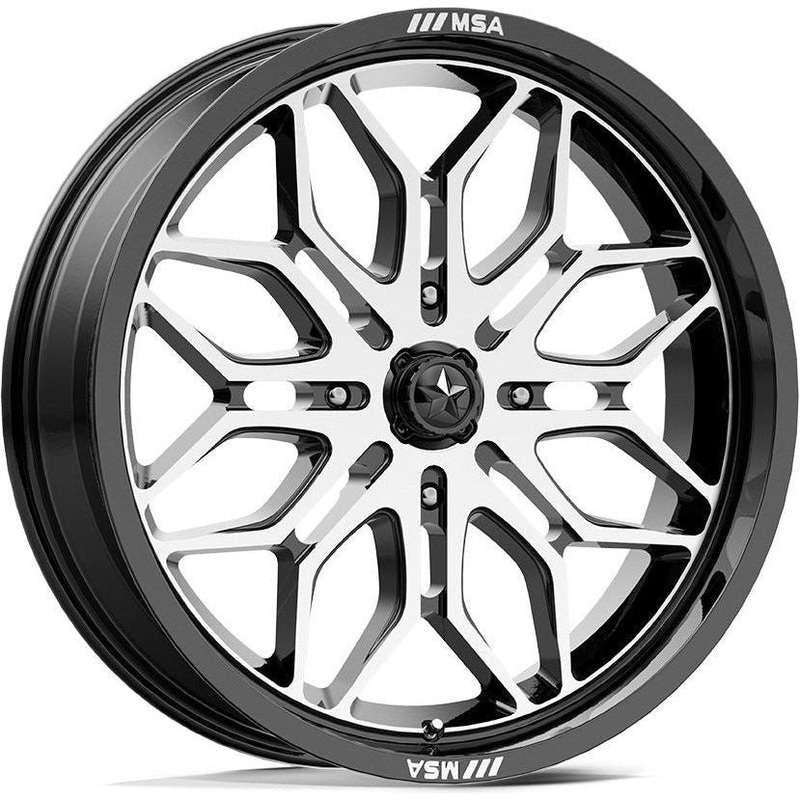 M47 Sniper Wheel (Gloss Black Machined) 4×110 20×7 (10mm)